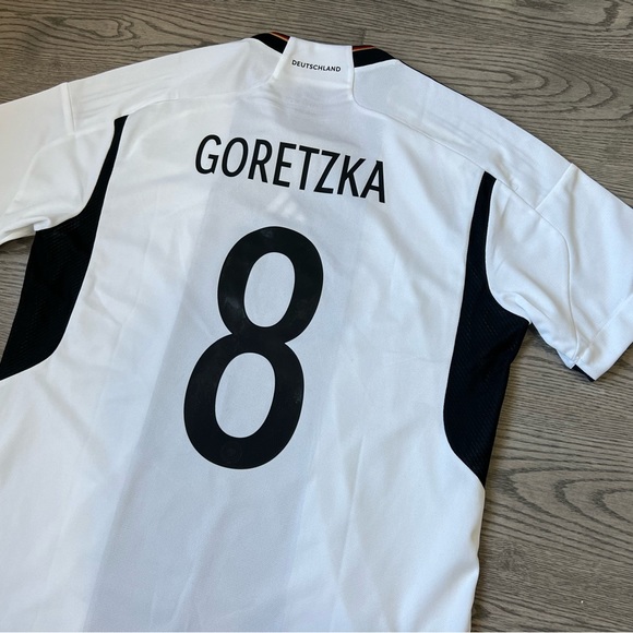 Germany Home Aeroready Jersey 2022 Goretzka #8 BNWT - Picture 6 of 7
